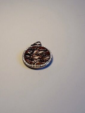 Sterling 'n' Ice Swarovski Chocolate Crystal Pendant ONLY (Rose Plated)